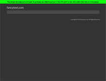 Tablet Screenshot of fancytext.com